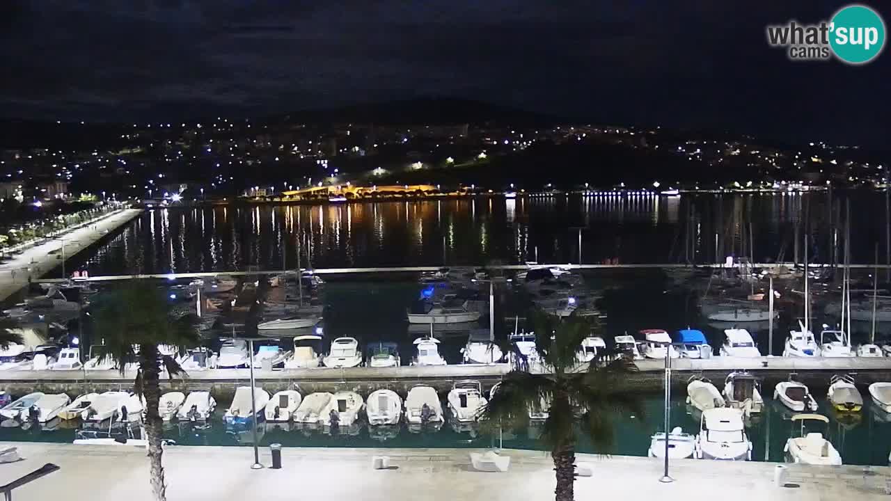 Webcam Capodistria – marina e lungo mare dall’Hotel Grand Koper