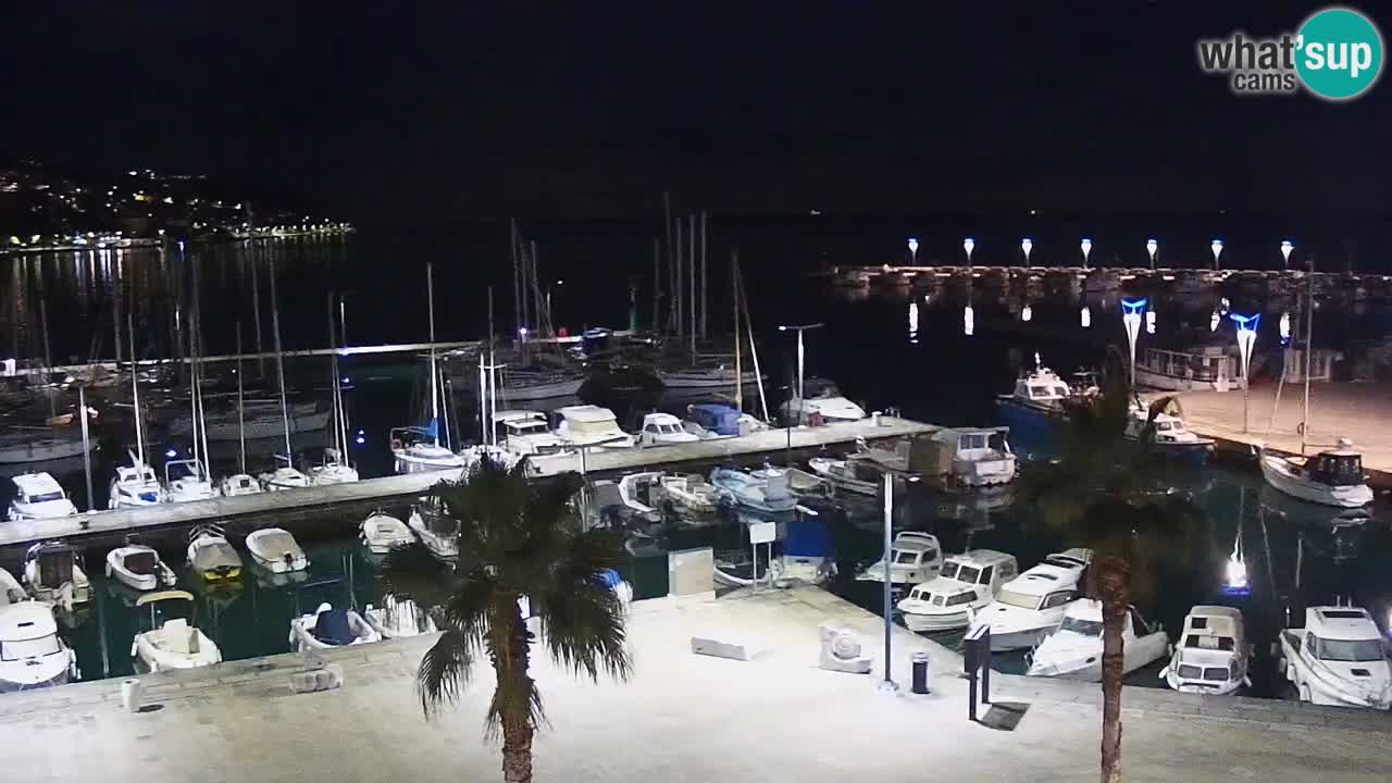 Spletna kamera Koper – Panorama na marino in promenado s Hotela Grand Koper