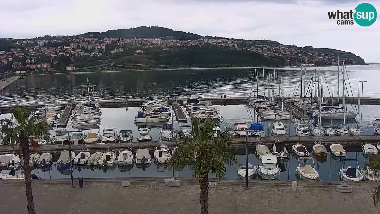 Webcam Capodistria – marina e lungo mare dall’Hotel Grand Koper