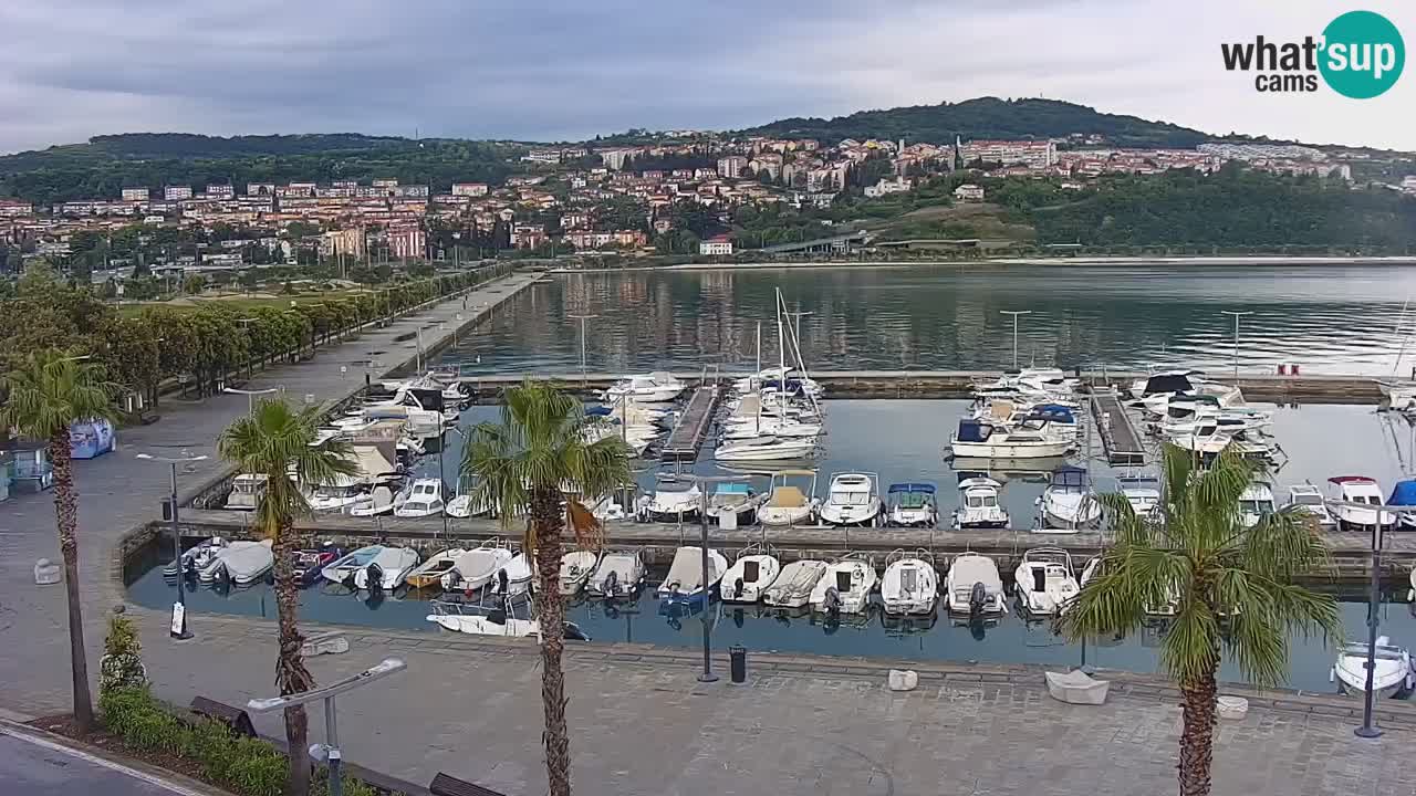 Luka Kopar uživo web kamera – Turistički terminal i teretna luka – Slovenija