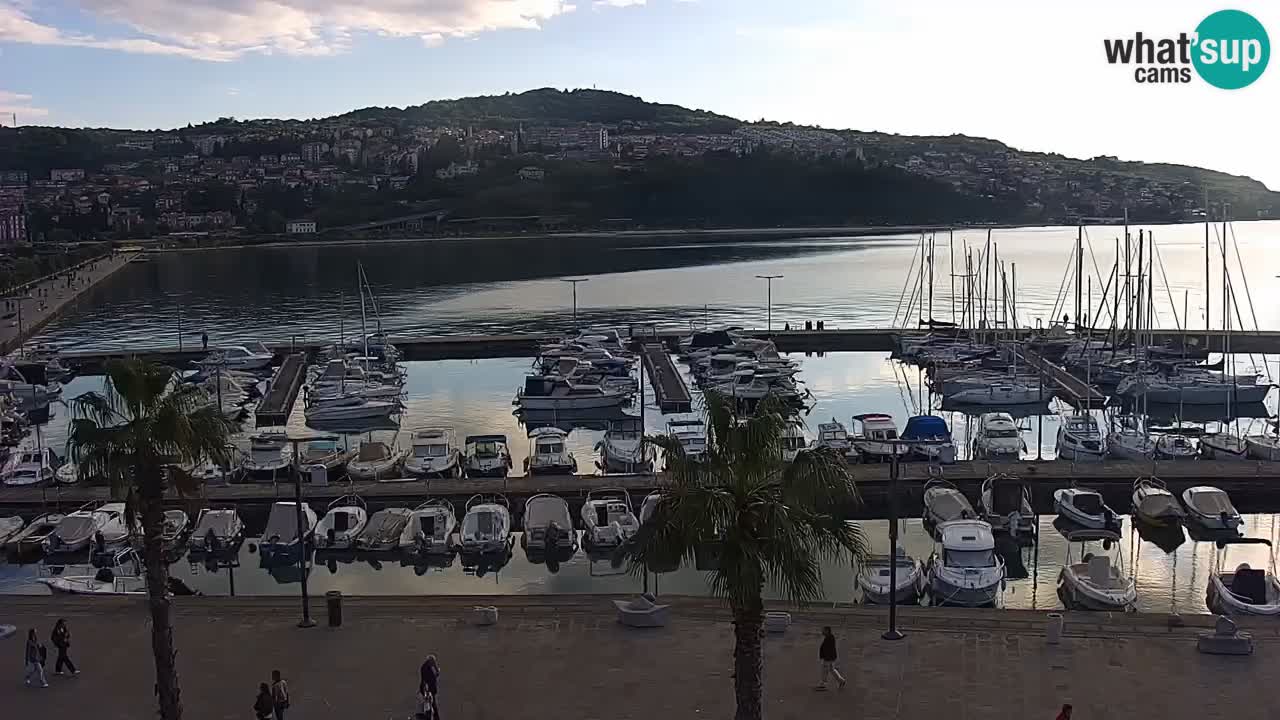 Webcam en vivo del Puerto de Koper – puerto de carga y cruceros – Eslovenia