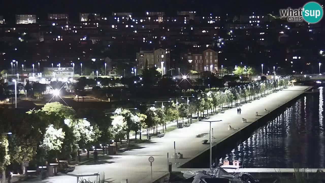Webcam Koper – Panorama de la marina et de la promenade depuis le Grand Hotel Koper