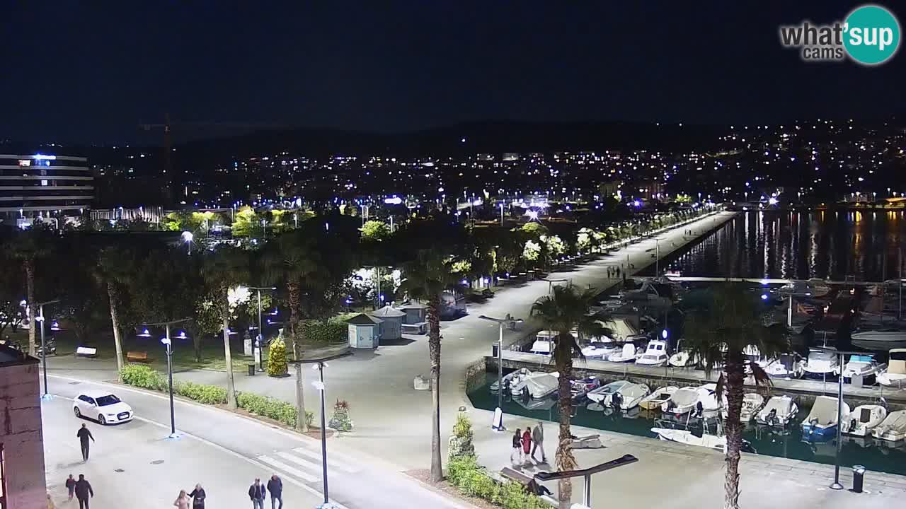 Camera en vivo Koper – puerto deportivo y paseo marítimo desde el Hotel Grand Koper