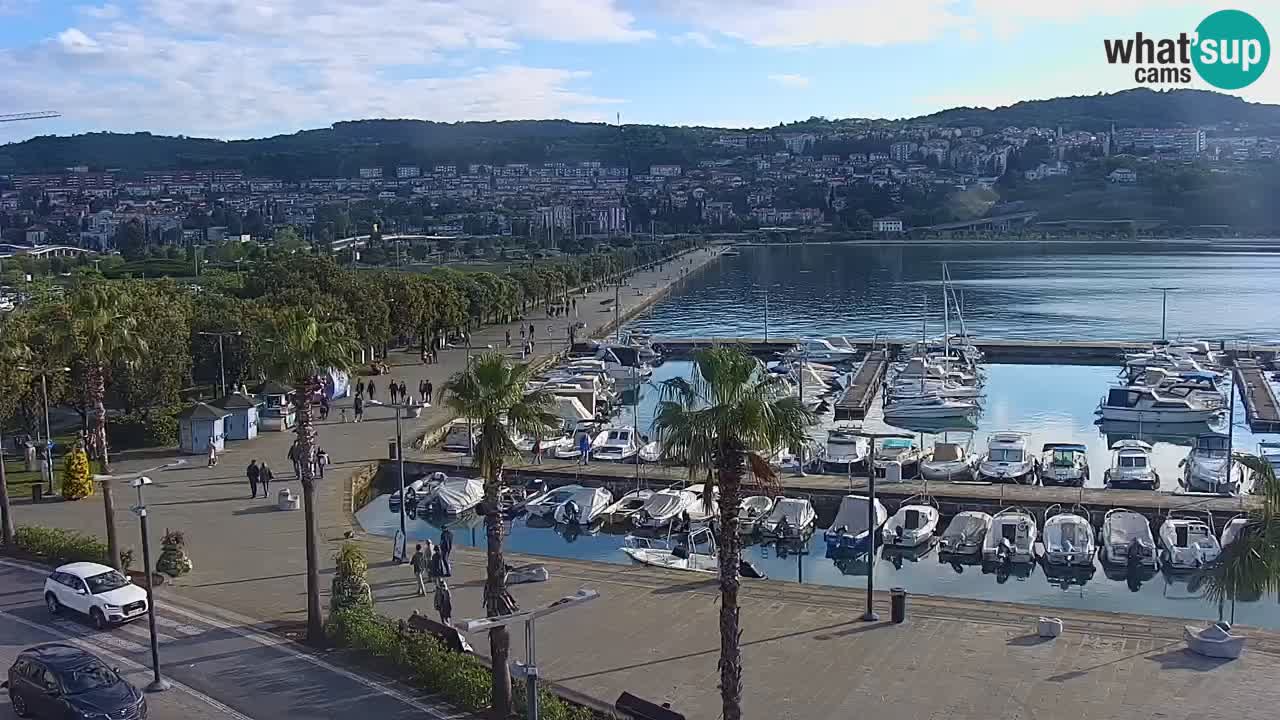 Il porto di Koper – Capodistria live webcam – porto crociere e mercantile – Slovenia