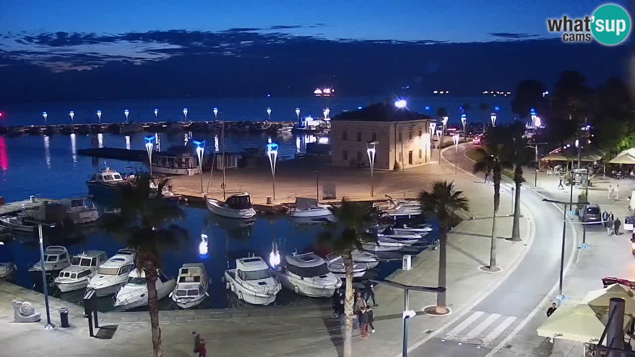 Webcam Capodistria – marina e lungo mare dall’Hotel Grand Koper