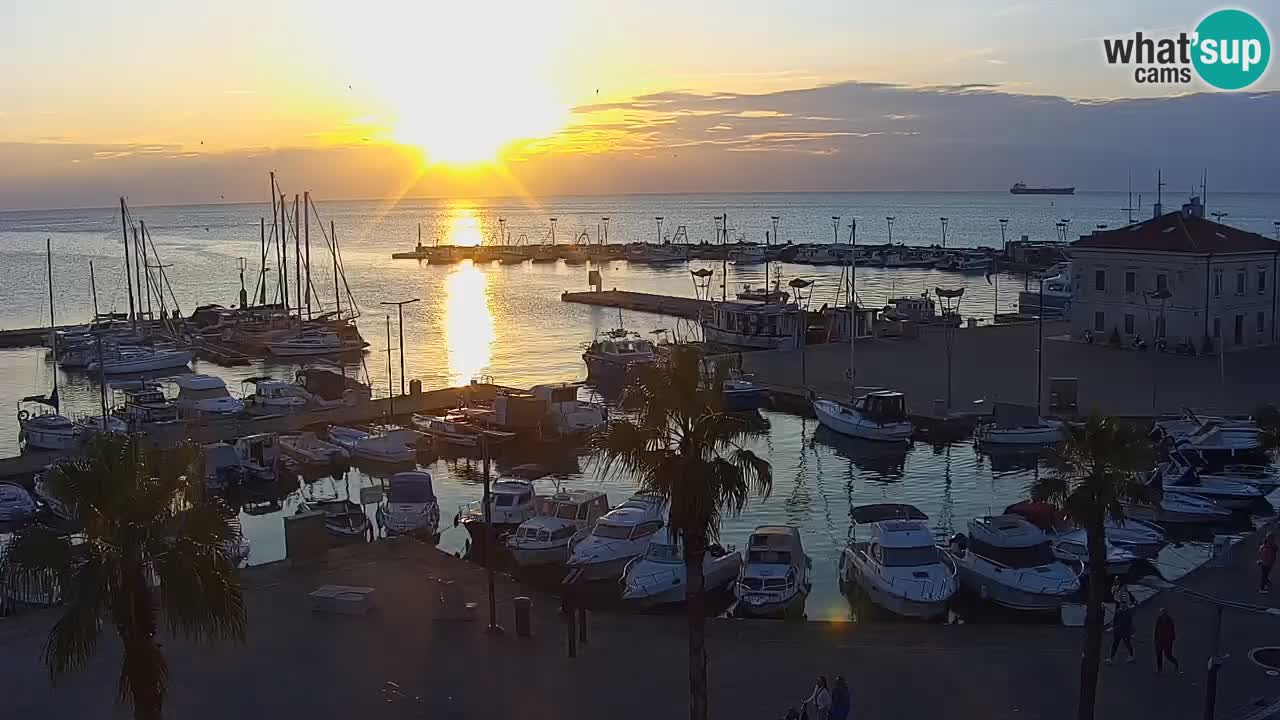 The Port of Koper live webcam – cruise and cargo port – Slovenia