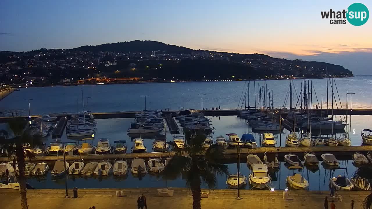 Il porto di Koper – Capodistria live webcam – porto crociere e mercantile – Slovenia