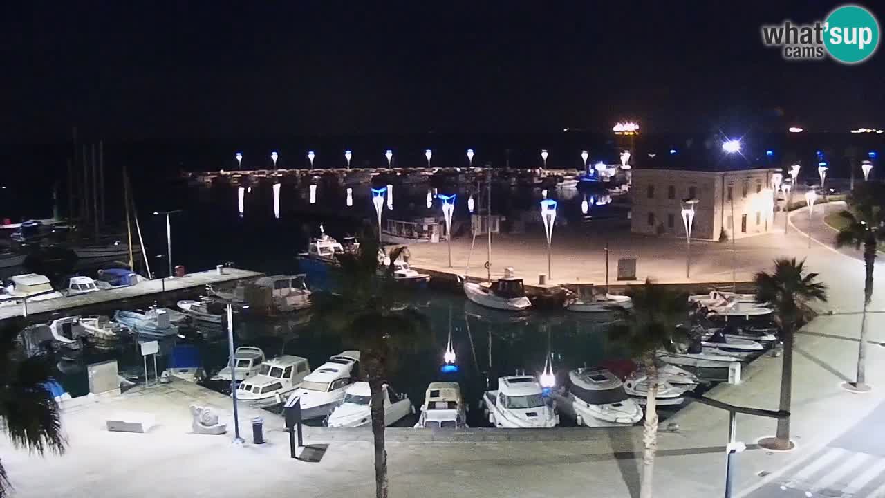 Spletna kamera Koper – Panorama na marino in promenado s Hotela Grand Koper