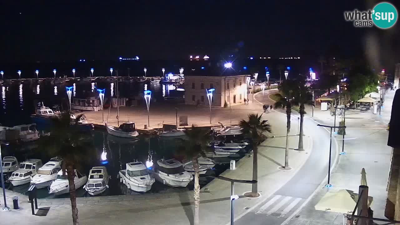 Webcam en direct du port de Koper – port de croisière et de fret – Slovénie