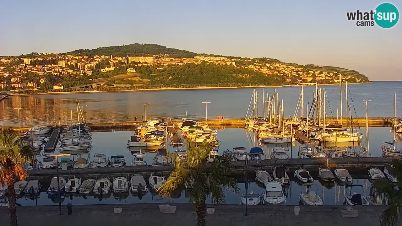 Der Hafen von Koper Live-Webcam – Kreuzfahrt- und Frachthafen – Slowenien
