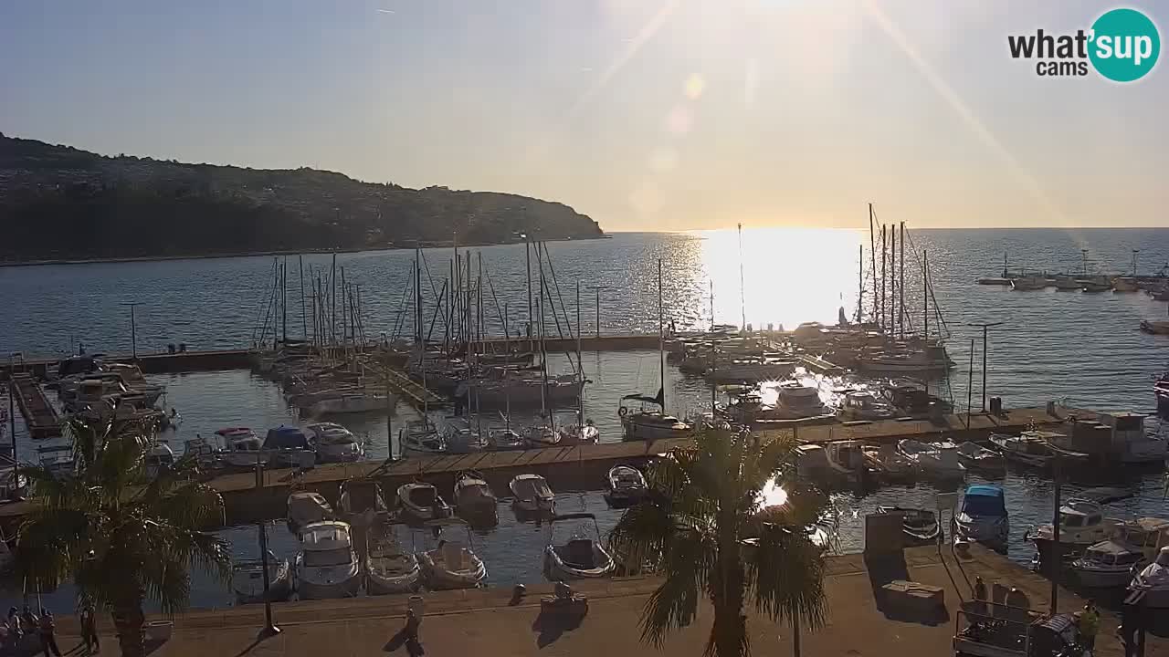 Il porto di Koper – Capodistria live webcam – porto crociere e mercantile – Slovenia
