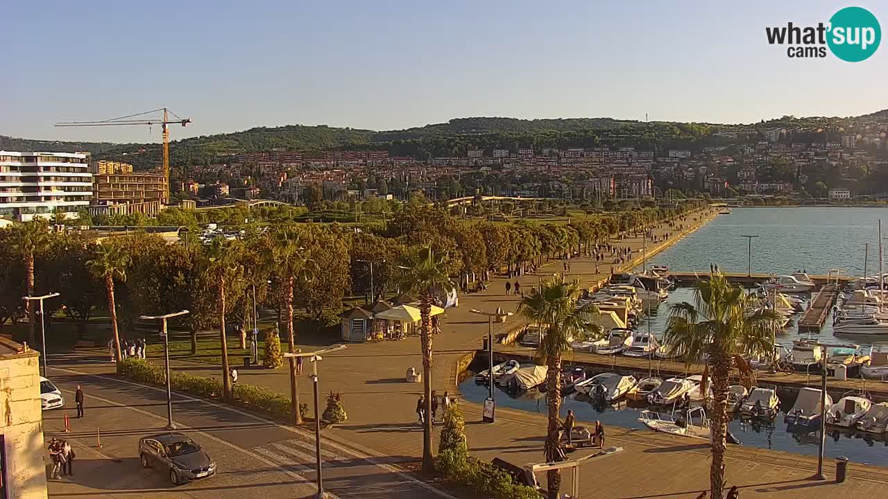 The Port of Koper live webcam – cruise and cargo port – Slovenia