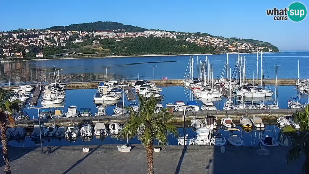 Webcam en vivo del Puerto de Koper – puerto de carga y cruceros – Eslovenia