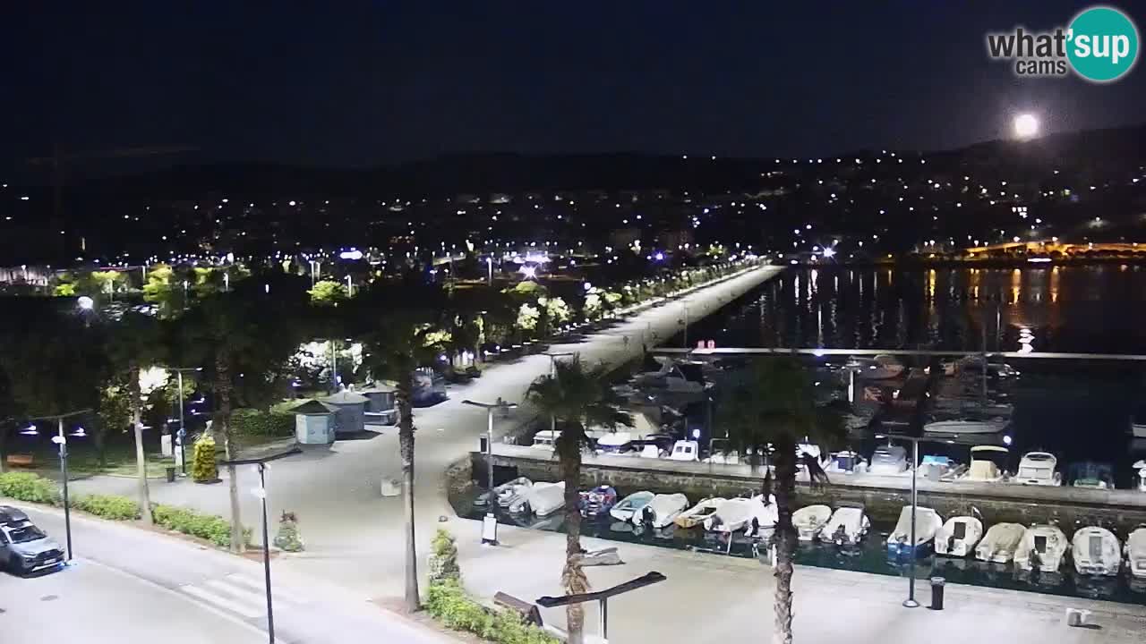 Spletna kamera Koper – Panorama na marino in promenado s Hotela Grand Koper