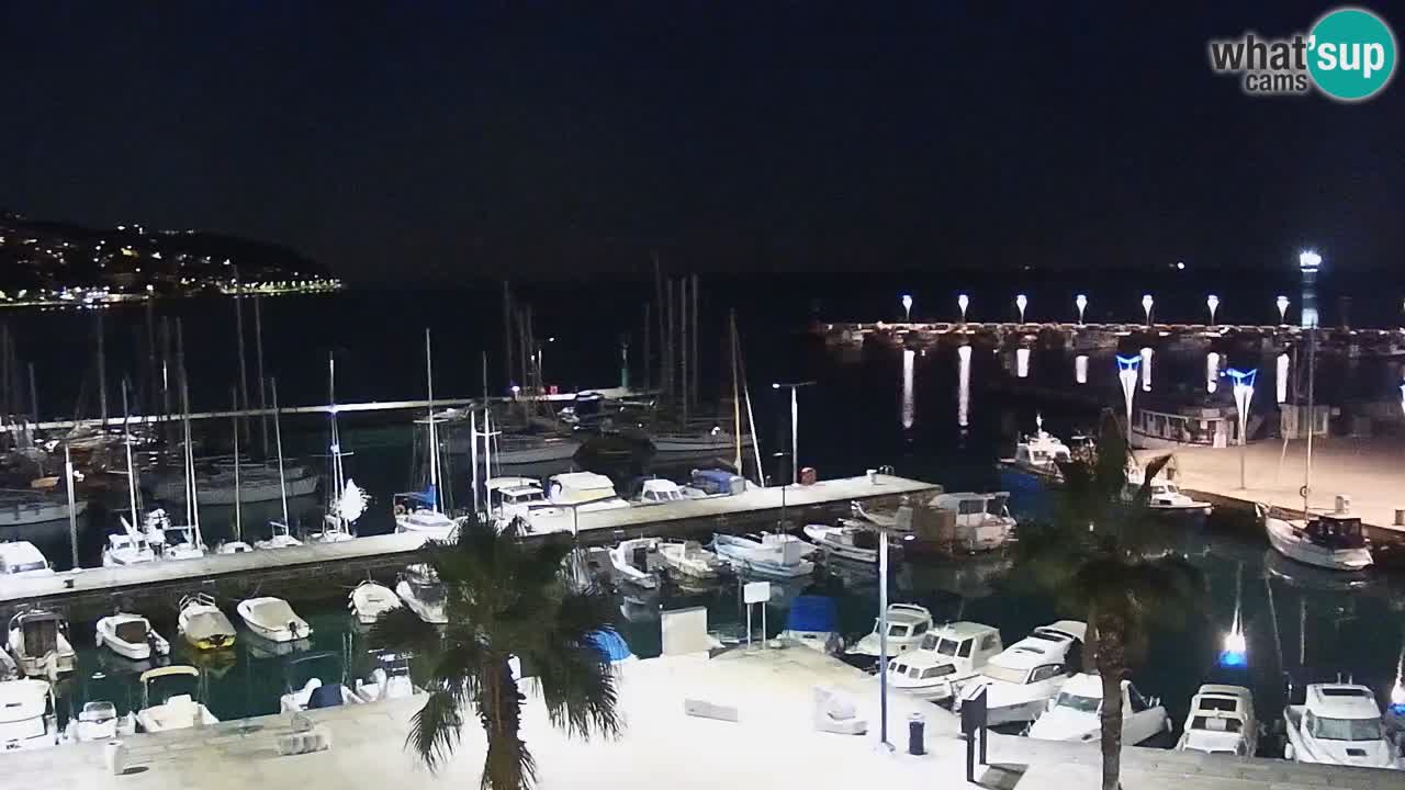 Il porto di Koper – Capodistria live webcam – porto crociere e mercantile – Slovenia