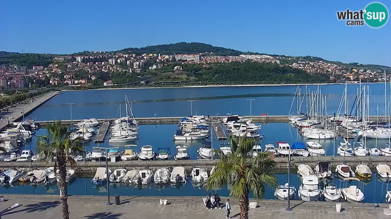 Webcam en vivo del Puerto de Koper – puerto de carga y cruceros – Eslovenia