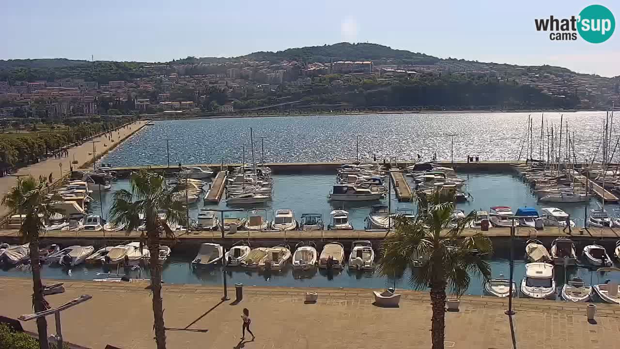 Il porto di Koper – Capodistria live webcam – porto crociere e mercantile – Slovenia