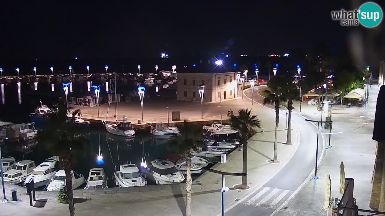 Webcam Koper – Panorama de la marina et de la promenade depuis le Grand Hotel Koper