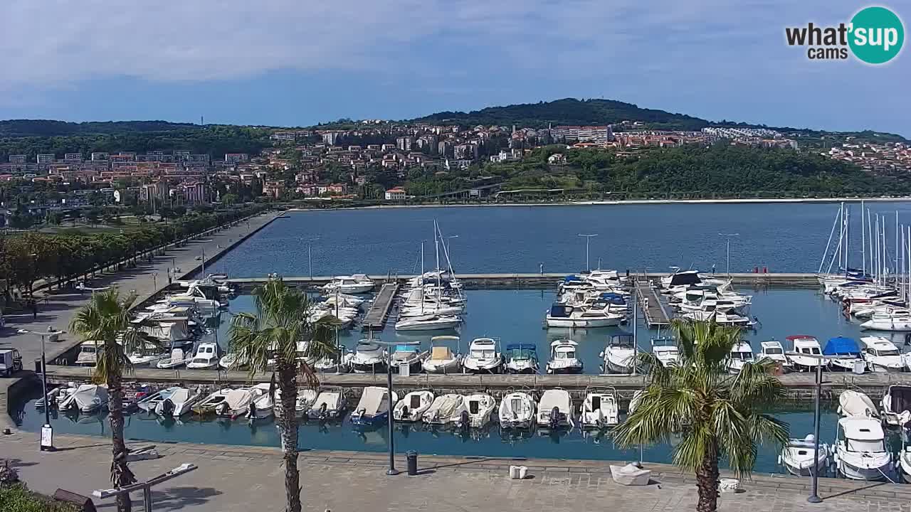 The Port of Koper live webcam – cruise and cargo port – Slovenia