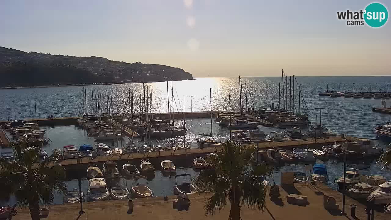 Luka Kopar uživo web kamera – Turistički terminal i teretna luka – Slovenija