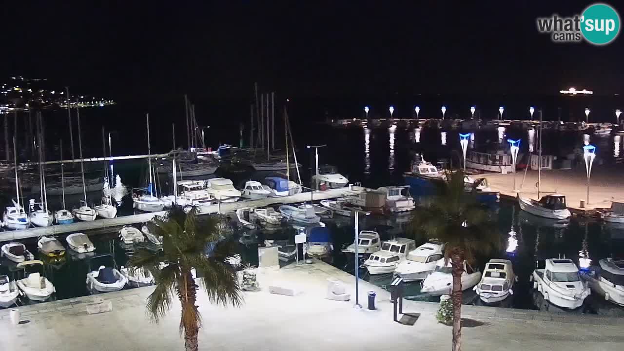 Web kamera Koper – marina i promenada – hotel Grand Koper