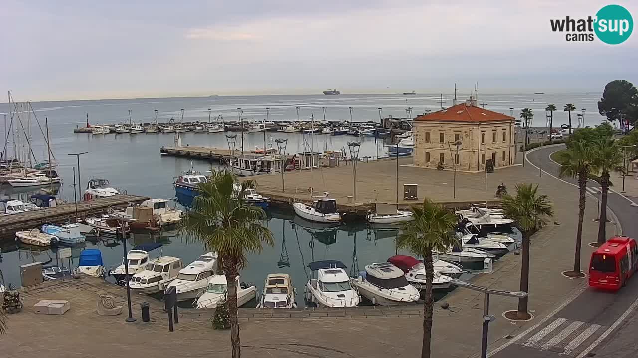 Webcam en vivo del Puerto de Koper – puerto de carga y cruceros – Eslovenia