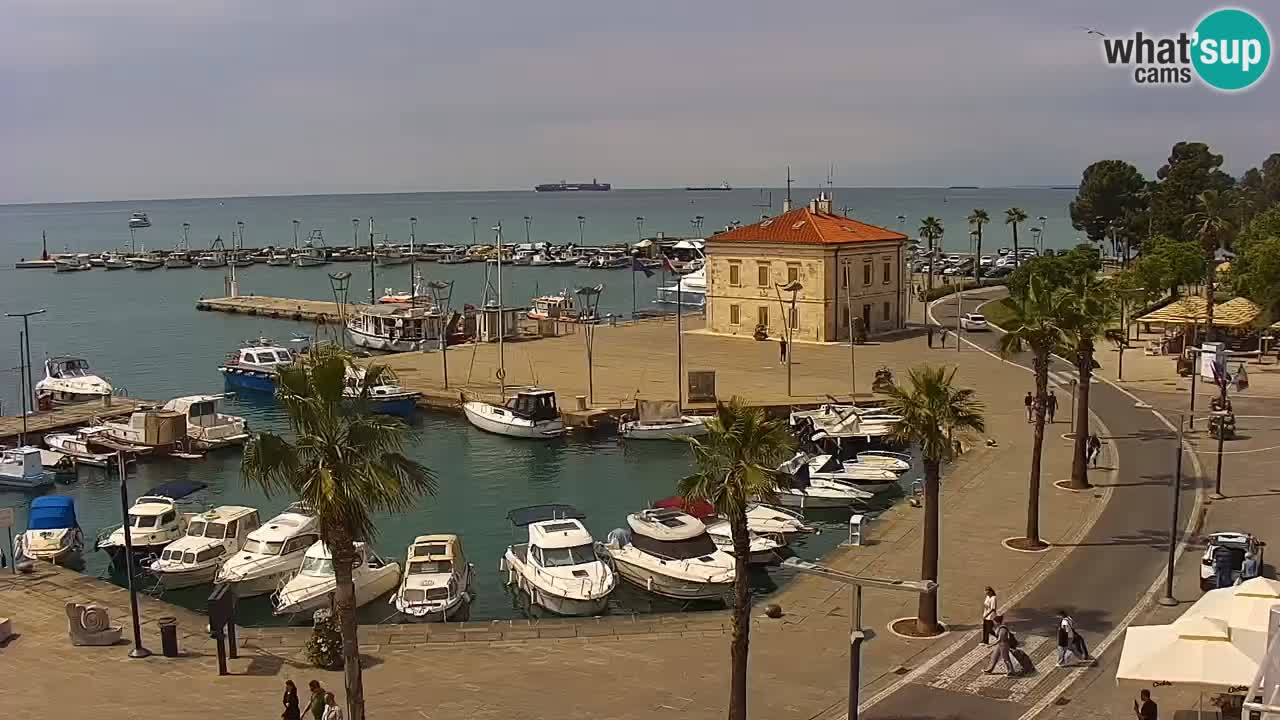The Port of Koper live webcam – cruise and cargo port – Slovenia