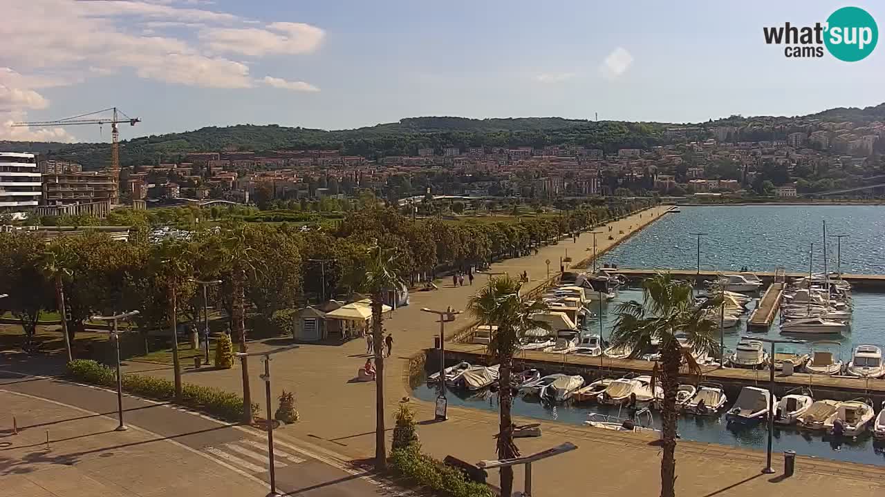 The Port of Koper live webcam – cruise and cargo port – Slovenia
