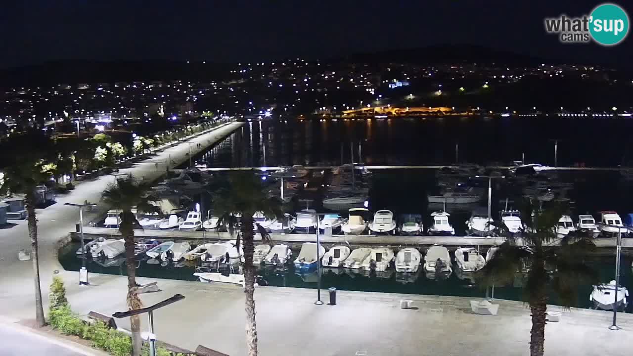 Spletna kamera Koper – Panorama na marino in promenado s Hotela Grand Koper