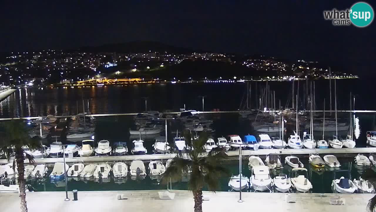 Webcam en direct du port de Koper – port de croisière et de fret – Slovénie