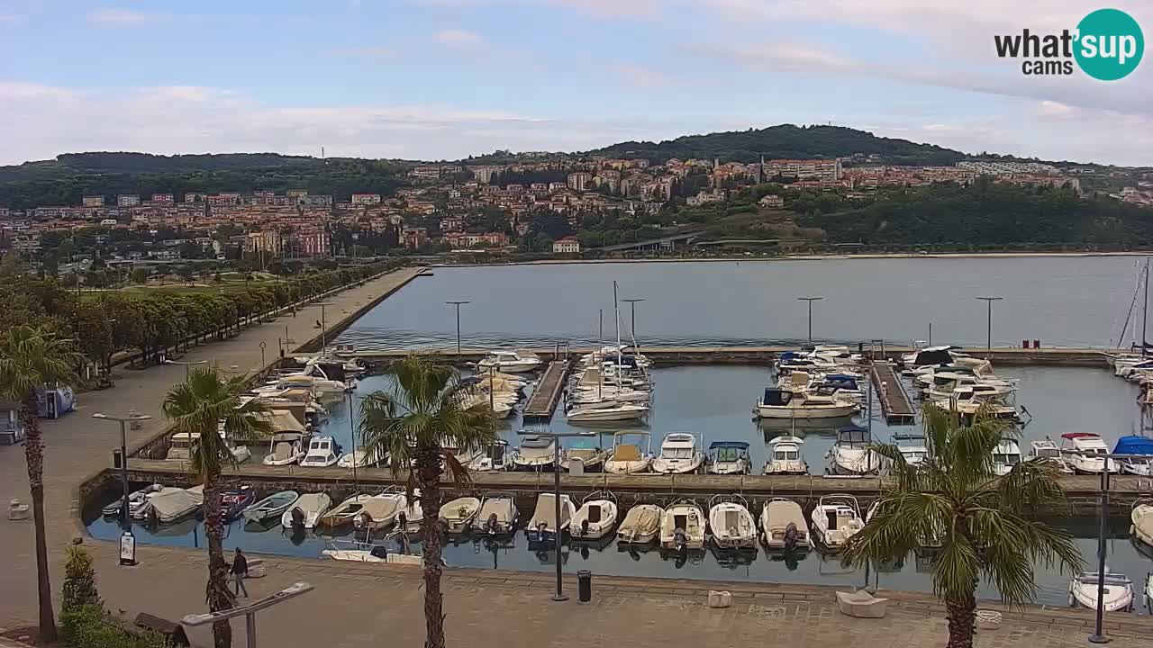 Webcam en vivo del Puerto de Koper – puerto de carga y cruceros – Eslovenia