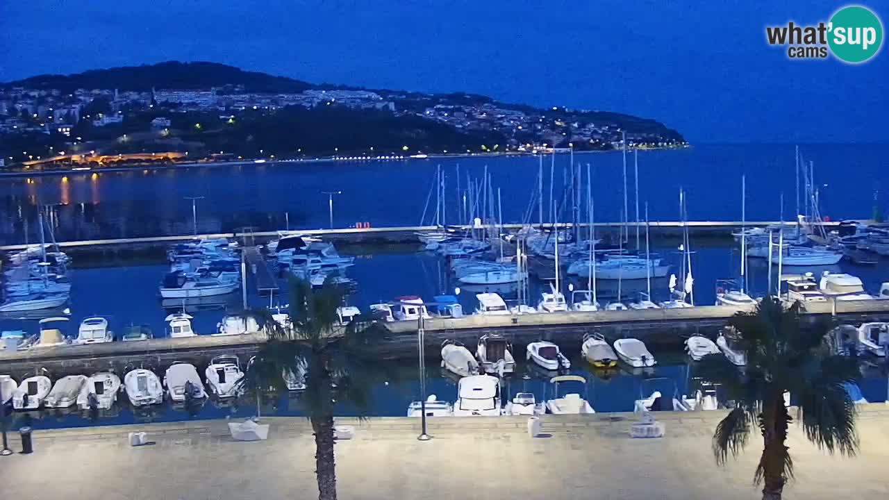 Spletna kamera Luka Koper v živo – Potniški terminal in tovorno pristanišče – Slovenija