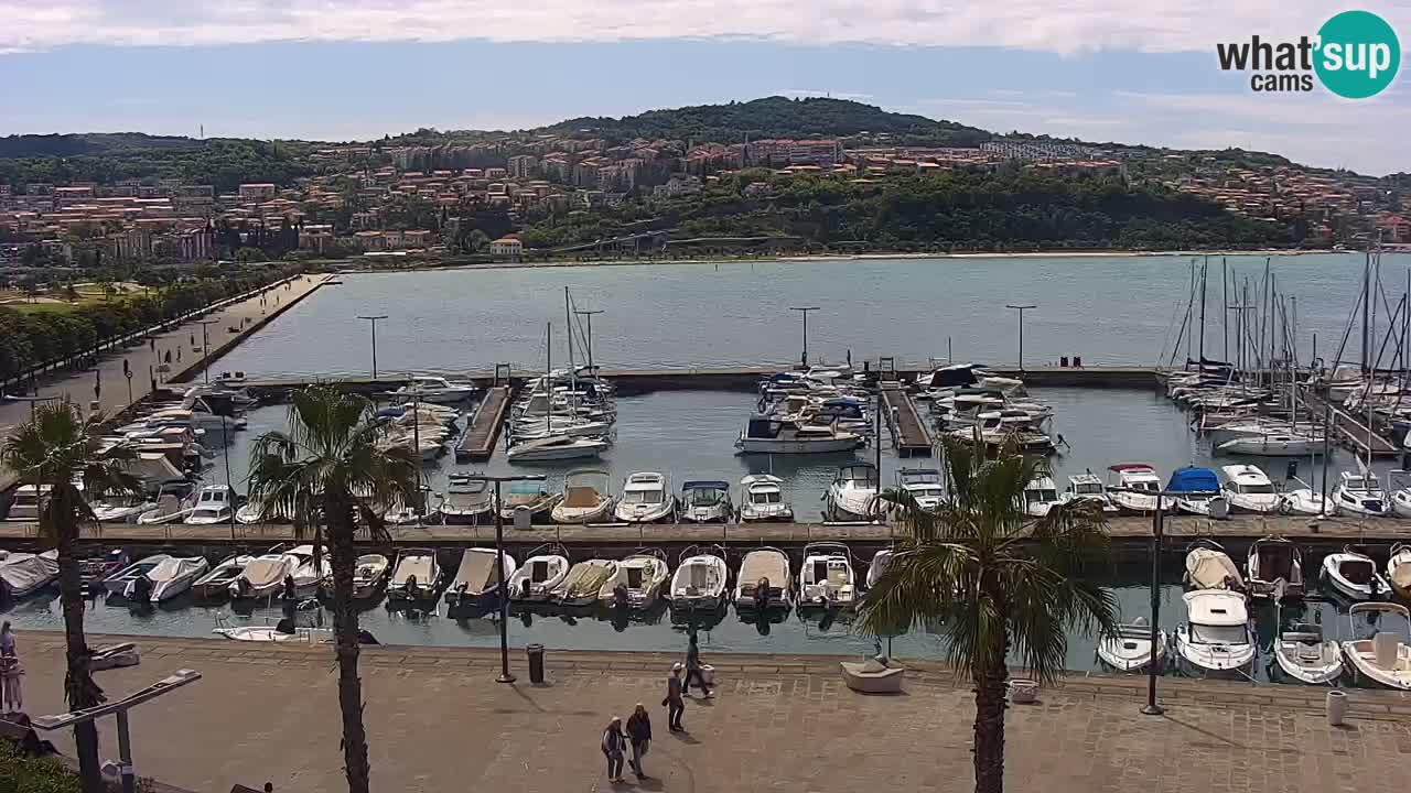 Webcam en vivo del Puerto de Koper – puerto de carga y cruceros – Eslovenia