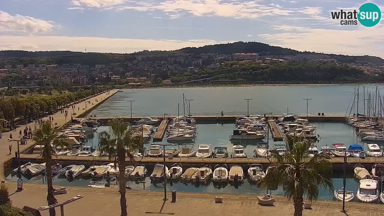 Luka Kopar uživo web kamera – Turistički terminal i teretna luka – Slovenija
