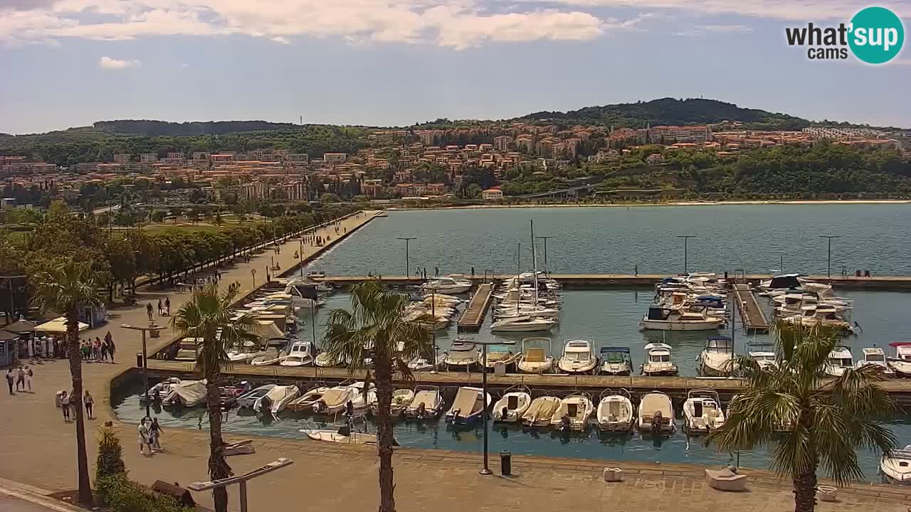Luka Kopar uživo web kamera – Turistički terminal i teretna luka – Slovenija
