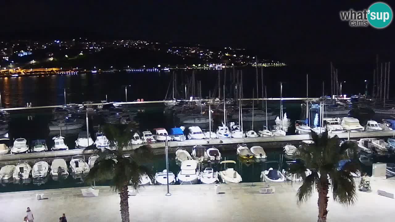 Webcam en direct du port de Koper – port de croisière et de fret – Slovénie