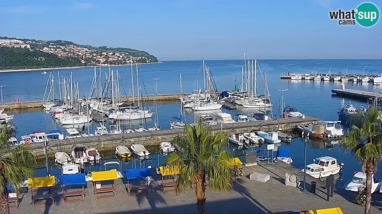 Webcam en vivo del Puerto de Koper – puerto de carga y cruceros – Eslovenia