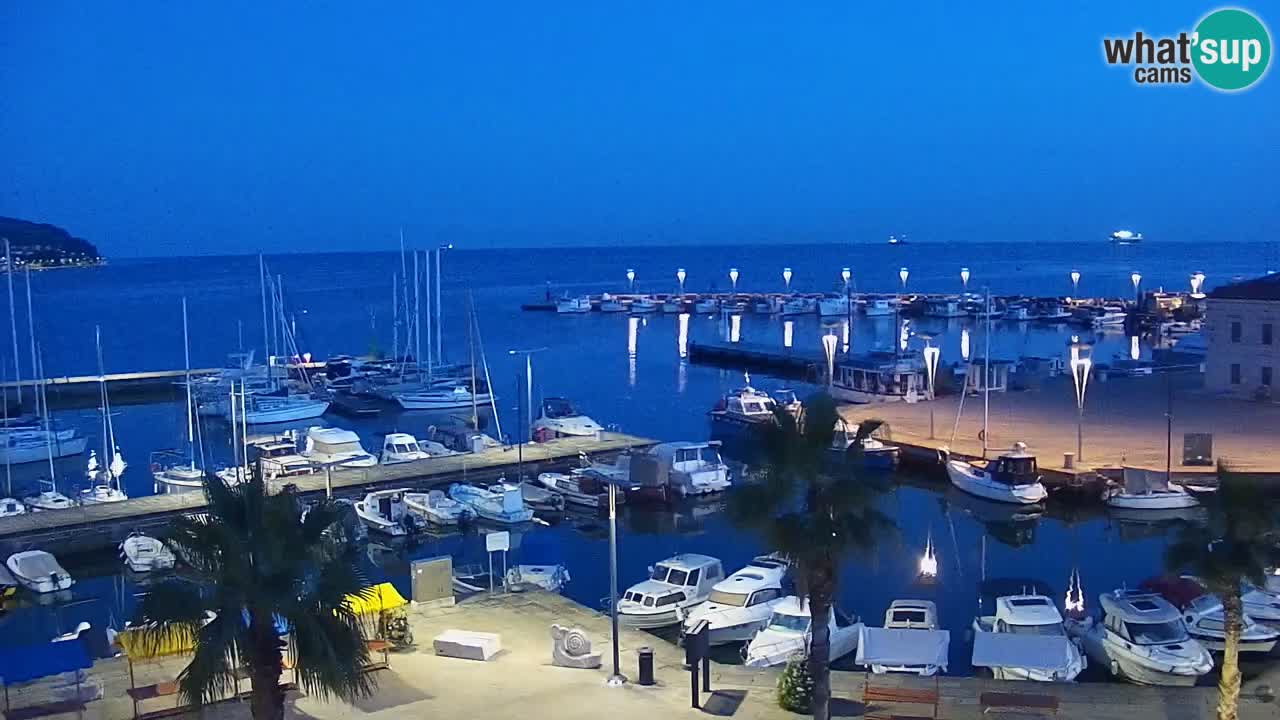 Webcam en direct du port de Koper – port de croisière et de fret – Slovénie