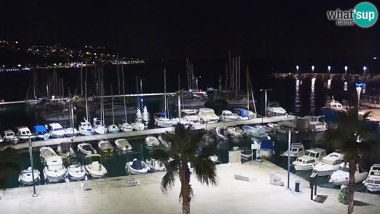 Spletna kamera Koper – Panorama na marino in promenado s Hotela Grand Koper