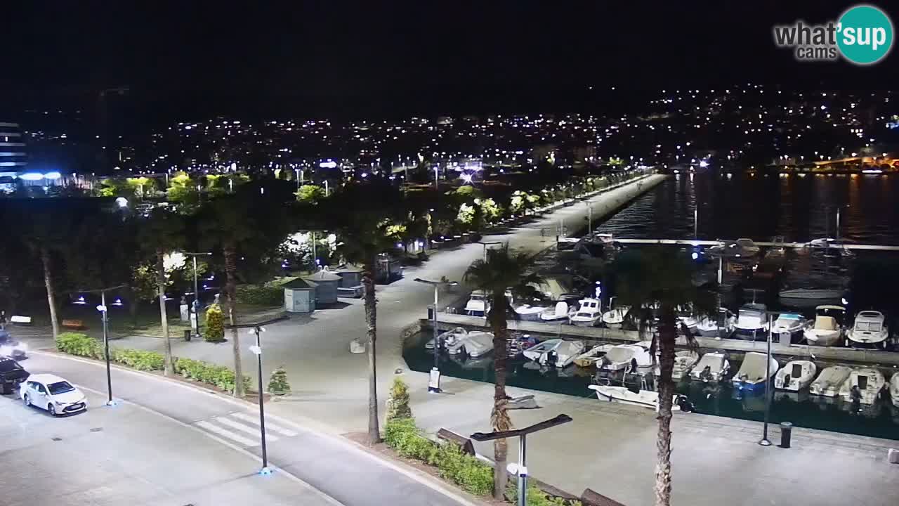 Webcam Capodistria – marina e lungo mare dall’Hotel Grand Koper