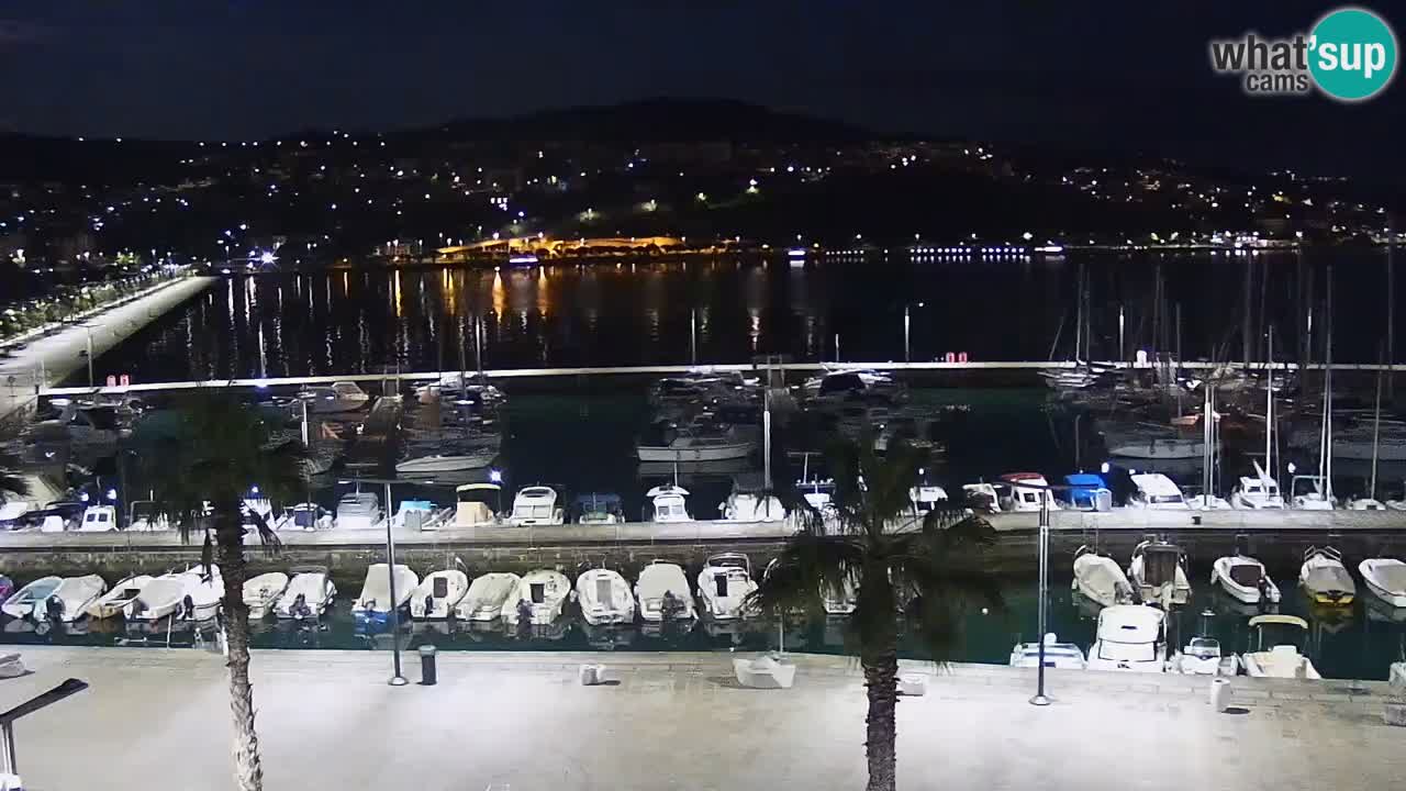 Web kamera Koper – marina i promenada – hotel Grand Koper