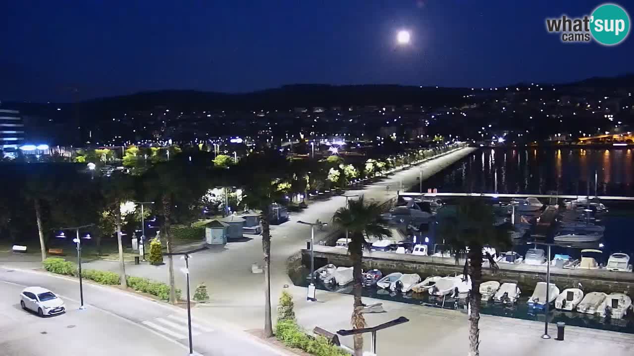 Spletna kamera Koper – Panorama na marino in promenado s Hotela Grand Koper