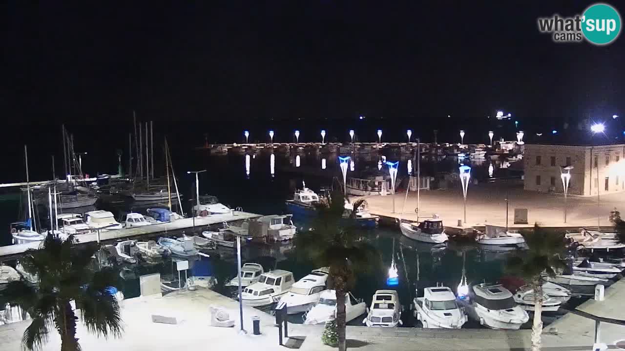Web kamera Koper – marina i promenada – hotel Grand Koper