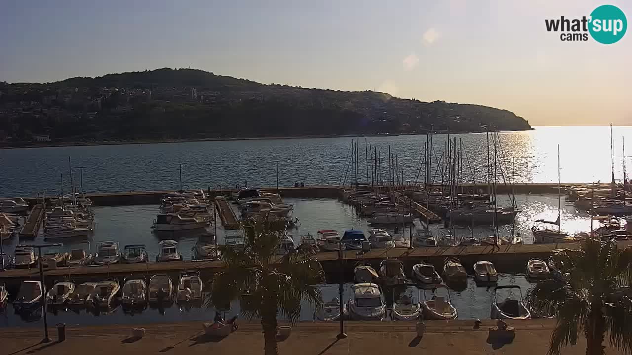Il porto di Koper – Capodistria live webcam – porto crociere e mercantile – Slovenia