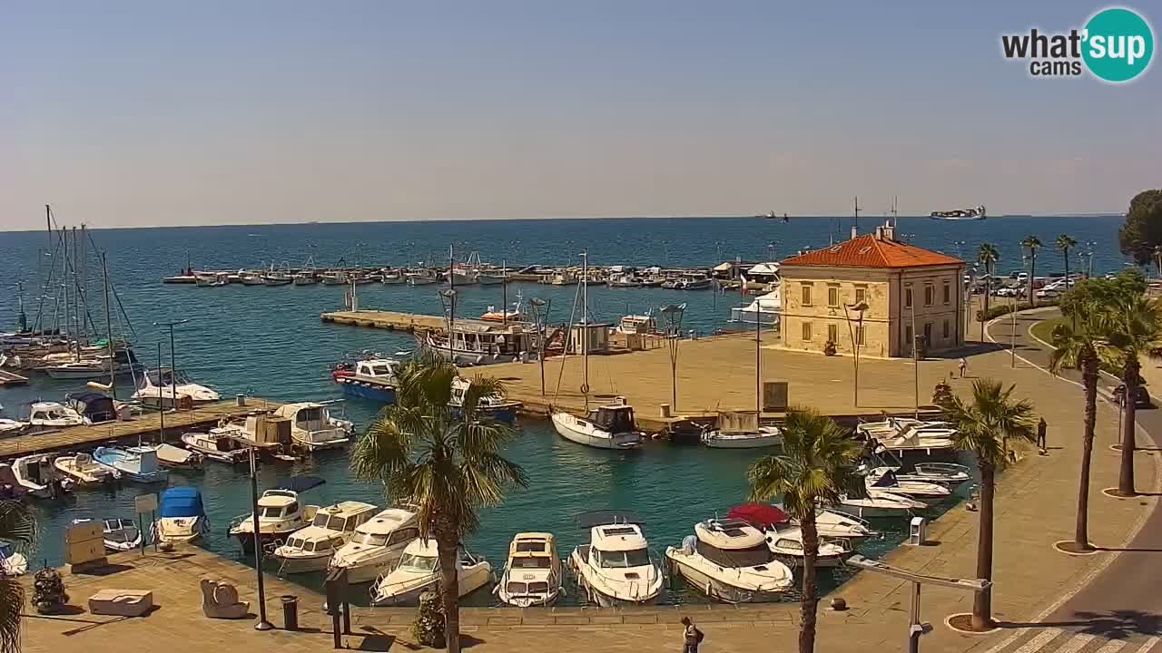 The Port of Koper live webcam – cruise and cargo port – Slovenia