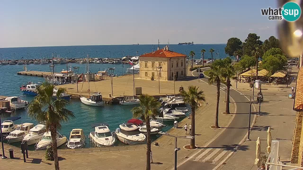 The Port of Koper live webcam – cruise and cargo port – Slovenia