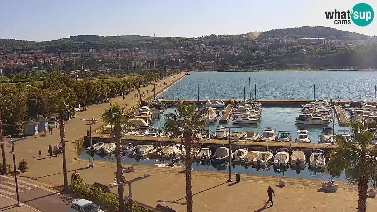Webcam en vivo del Puerto de Koper – puerto de carga y cruceros – Eslovenia