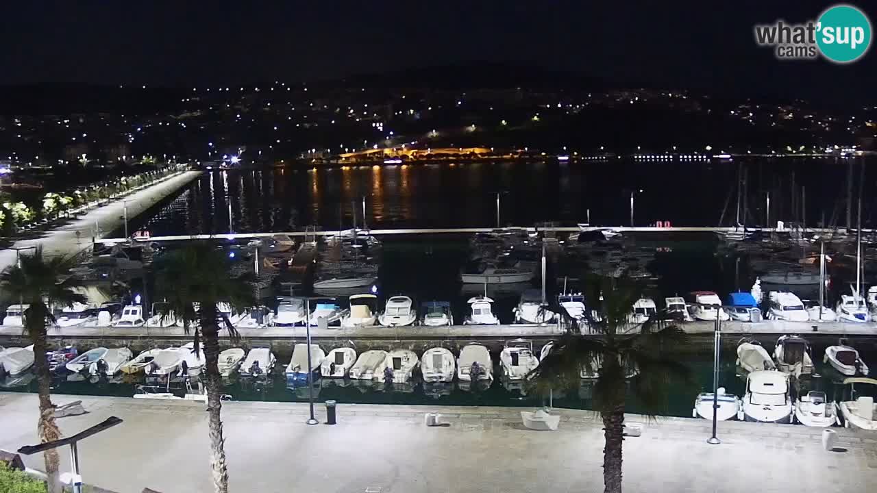 Webcam Capodistria – marina e lungo mare dall’Hotel Grand Koper