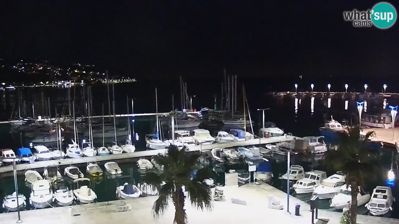Camera en vivo Koper – puerto deportivo y paseo marítimo desde el Hotel Grand Koper