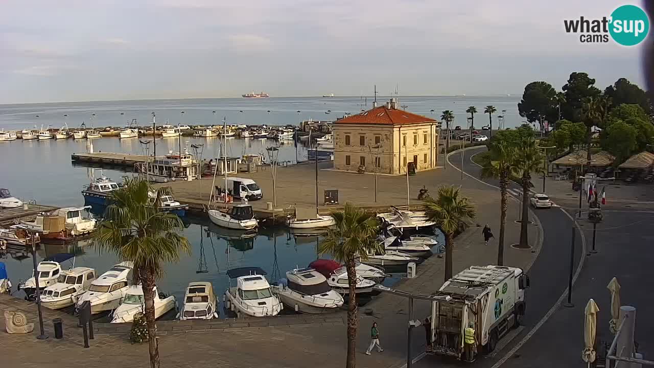 The Port of Koper live webcam – cruise and cargo port – Slovenia